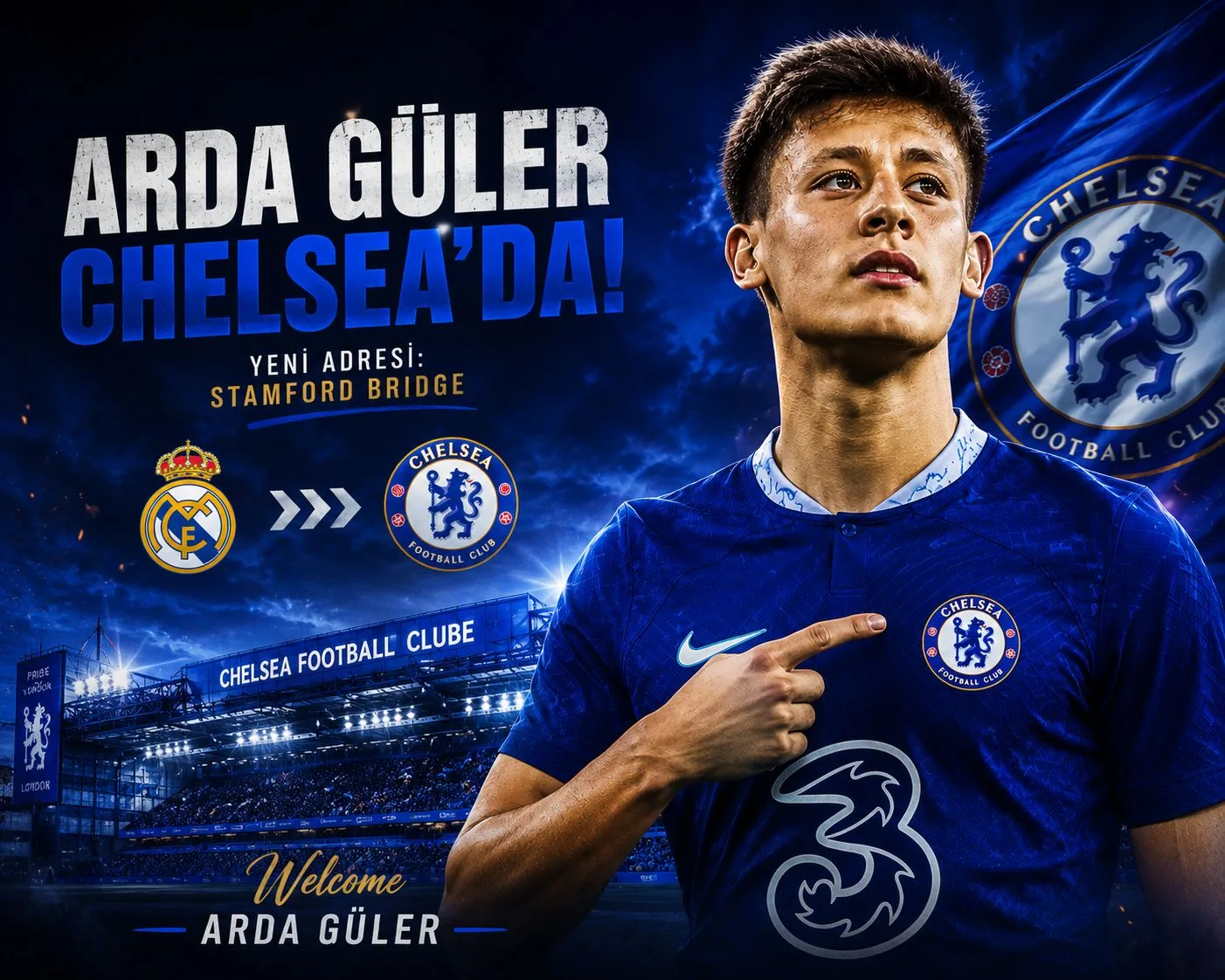 Arda Güler’e Dev Talip: Chelsea 150 Milyon Euro’yu Gözden Çıkardı!
