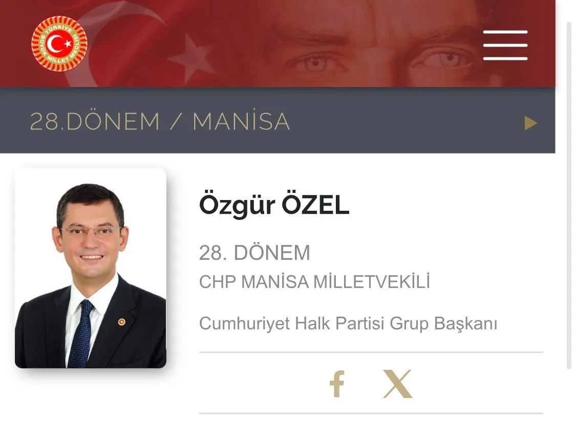 Özgür Özel’in TBMM’deki Unvanı Değişti