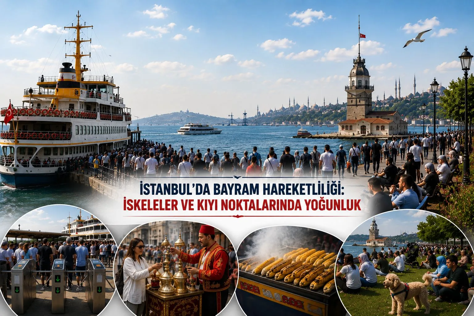 İSTANBUL’DA BAYRAM YOĞUNLUĞU
