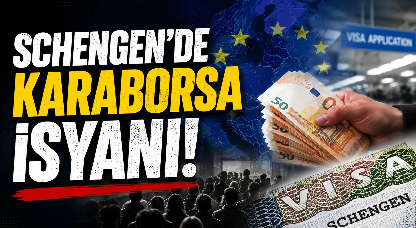 Schengen Vizesinde Karaborsa İsyanı! Randevular 1000 Euro’ya Satılıyor