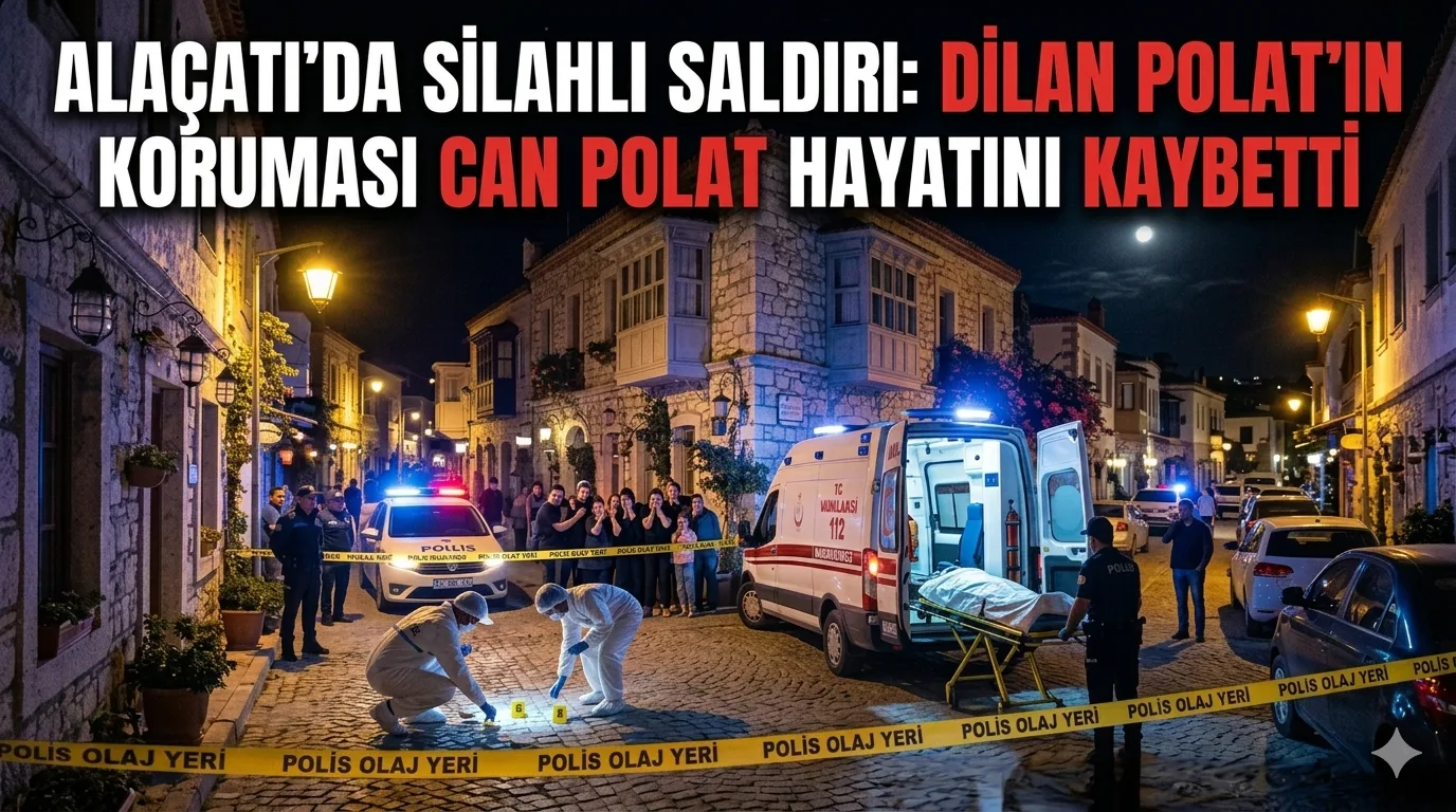 Alaçatı'da Silahlı Saldırı: Dilan Polat'ın Koruması Can Polat Hayatını Kaybetti