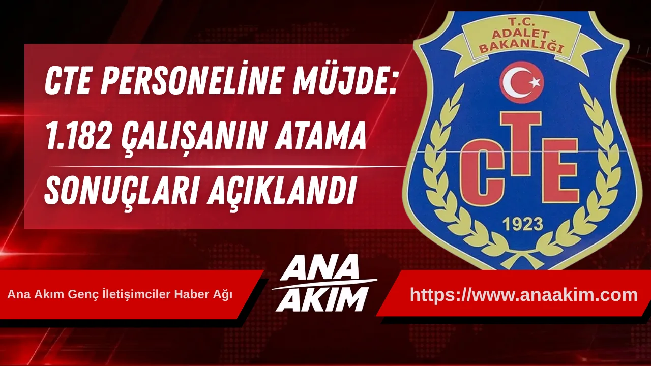 CTE Personeline Müjde: 1.182 Çalışanın Atama Sonuçları Açıklandı