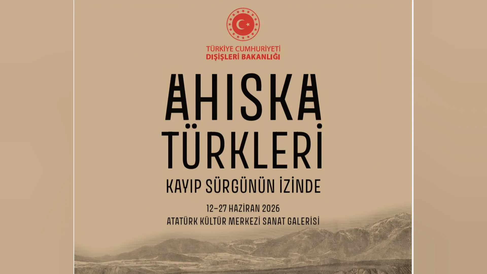 Ahıska Türklerinin Sürgün Hikâyesi AKM’de Sanatla Buluşuyor
