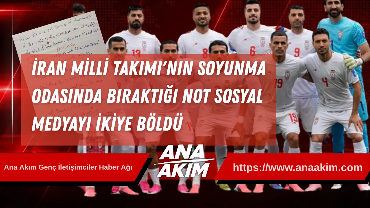 İran Milli Takımı'nın Soyunma Odasında Bıraktığı Not Sosyal Medyayı İkiye Böldü