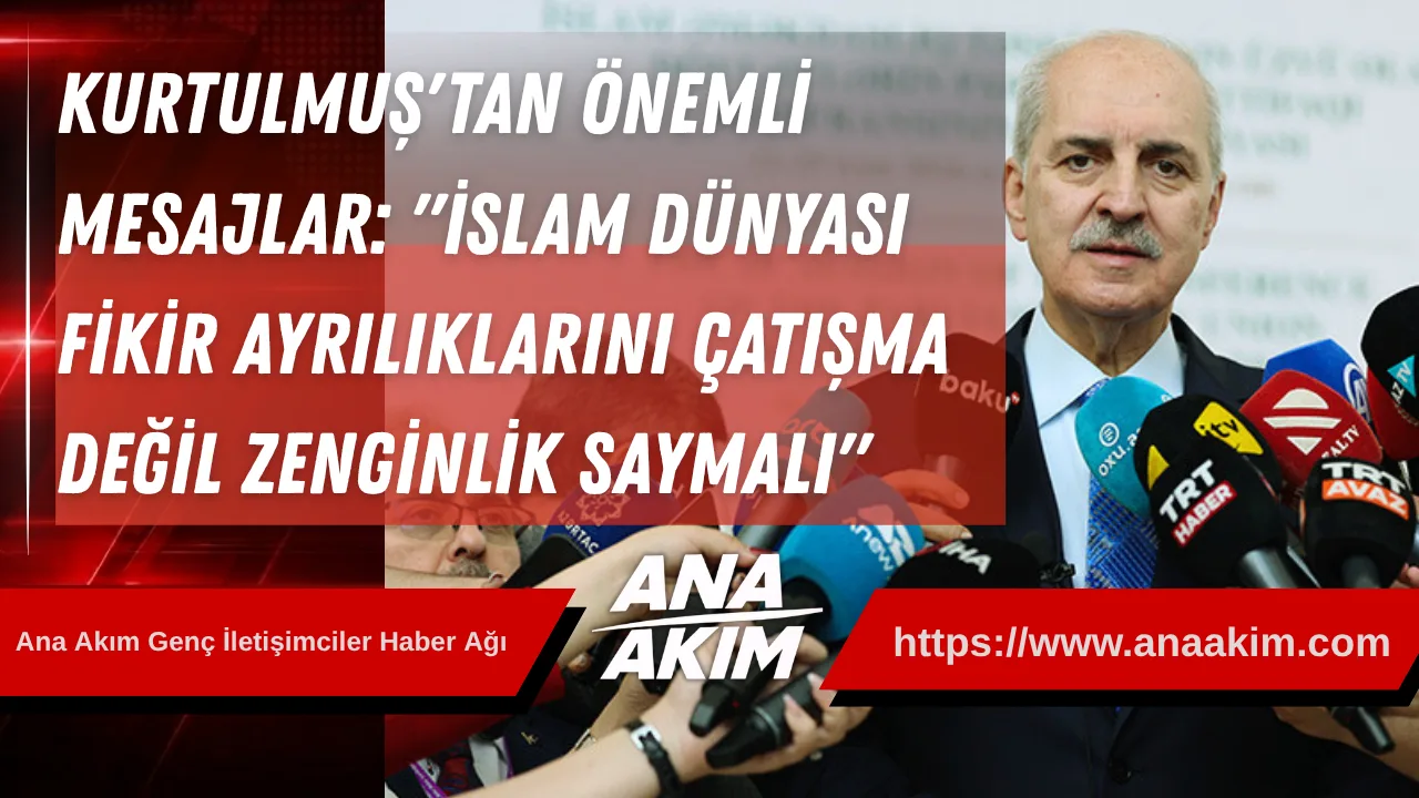 TBMM Başkanı Kurtulmuş'tan Bakü'de Önemli Mesajlar: "İslam Dünyası Fikir Ayrılıklarını Çatışma Değil, Zenginlik Saymalı"
