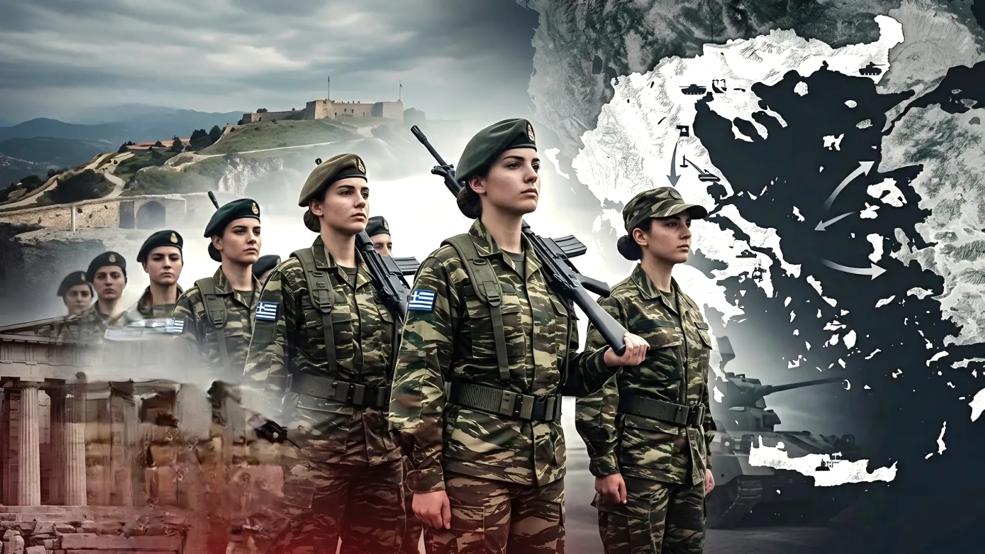 Yunanistan Ordusunda Gönüllü Kadın Asker Uygulaması Başladı