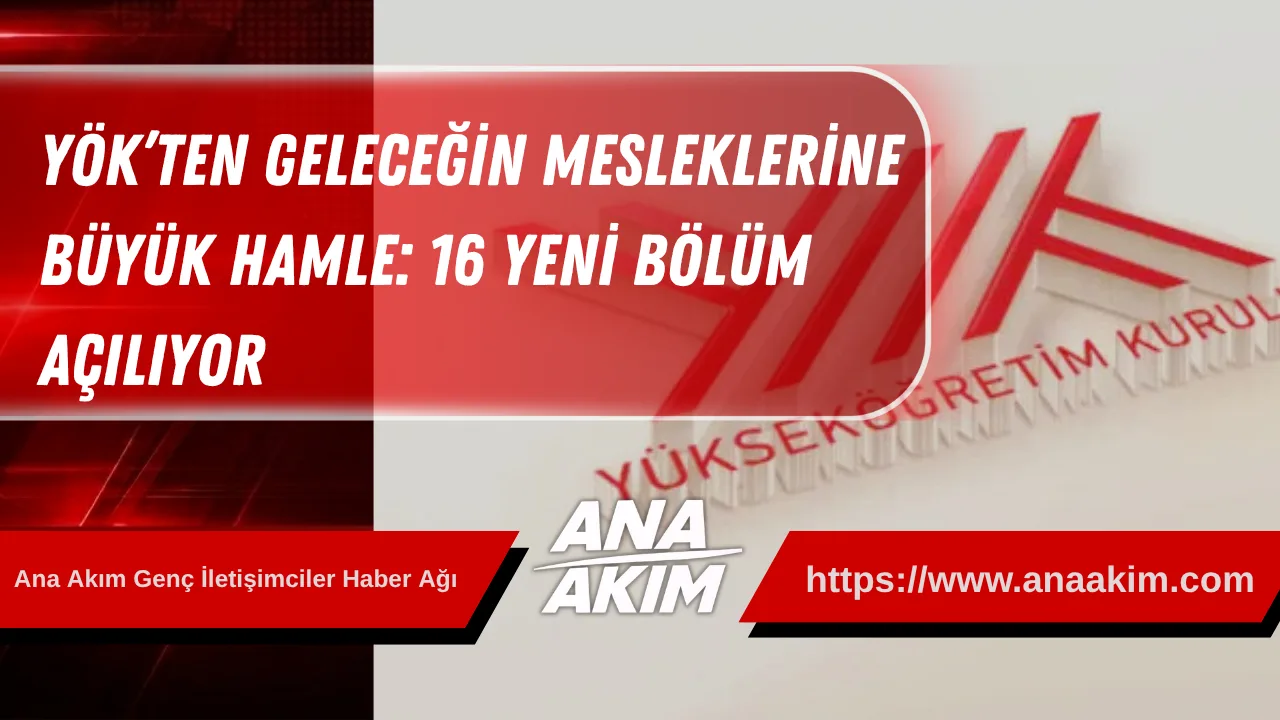 YÖK’ten Geleceğin Mesleklerine Büyük Hamle: 16 Yeni Bölüm Açılıyor