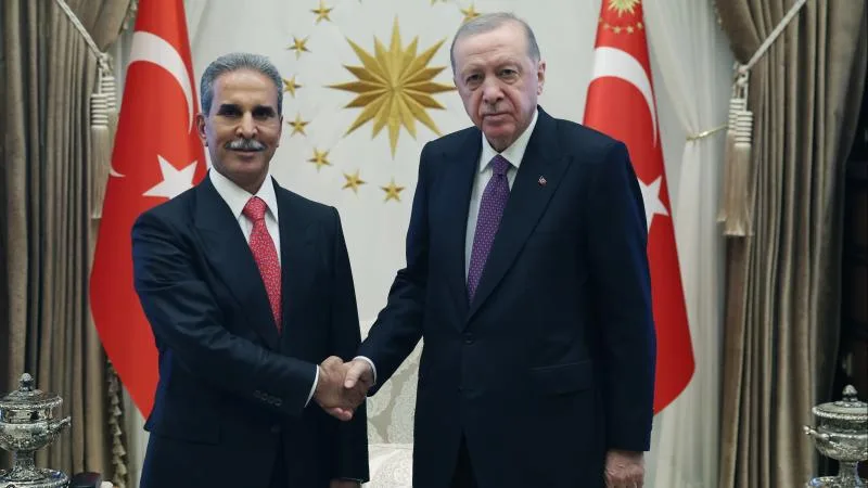 Cumhurbaşkanı Erdoğan, Irak Yüksek Yargı Konseyi Başkanı Zeydan'ı Kabul Etti