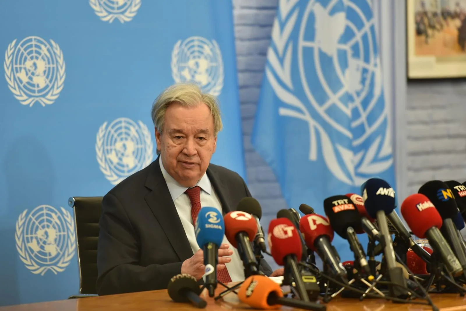 Erhürman, Guterres ve Hristoduludis’in Görüşmesi Sona Erdi