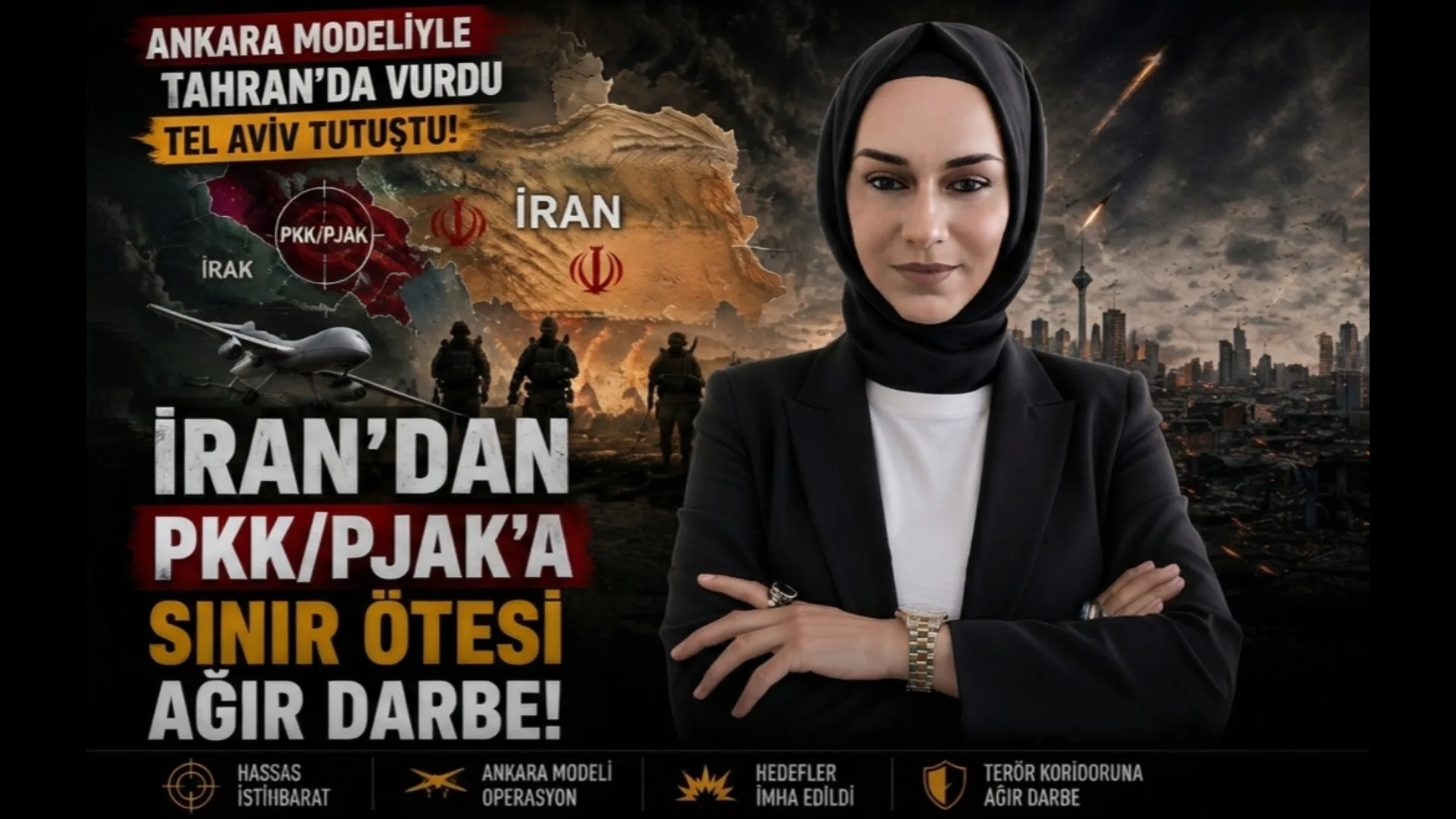 Ankara Modeliyle Tahran’da Vurdu, Tel Aviv Tutuştu: İran’dan PKK/PJAK’a Sınır Ötesi Ağır Darbe!